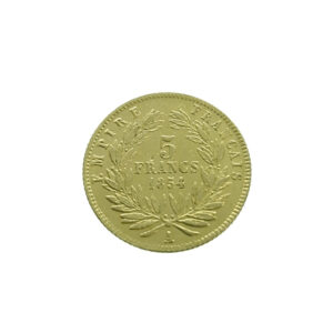 France 5 Francs 1854-A Napoleon III - Small version