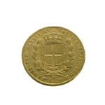Italy, Sardinia 20 Lire 1859 Carlo Alberto