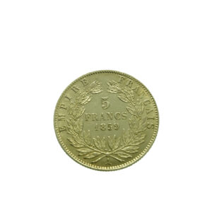 France 5 Francs 1859-A Napoleon III