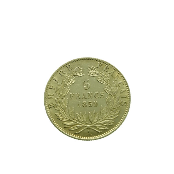 France 5 Francs 1859-A Napoleon III
