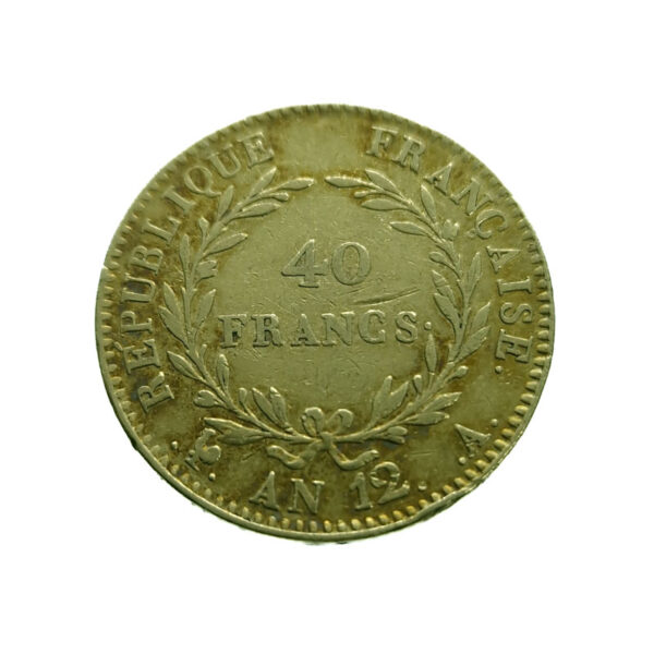 France 40 Francs AN 12 A (1803) Napoleon