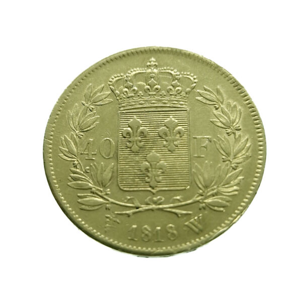 France 40 Francs 1818-W Louis XVIII