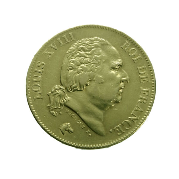 France 40 Francs 1818-W Louis XVIII