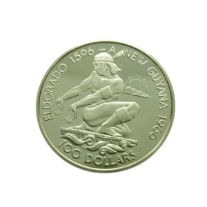 Guyana 100 Dollars 1966 Independence