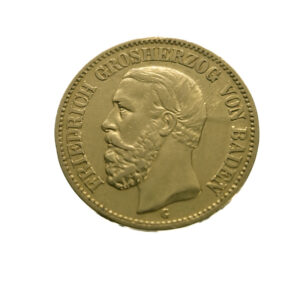 Germany, Baden 20 Mark 1872-G Frederick I