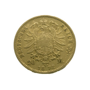Germany, Baden 20 Mark 1872-G Frederick I
