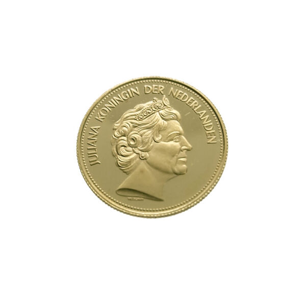 Nederland 5 Gulden 1980 Medal - Troonwissel Juliana UNC