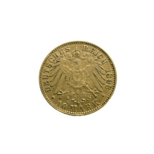 Germany, Bavaria 10 Mark 1893-D Otto