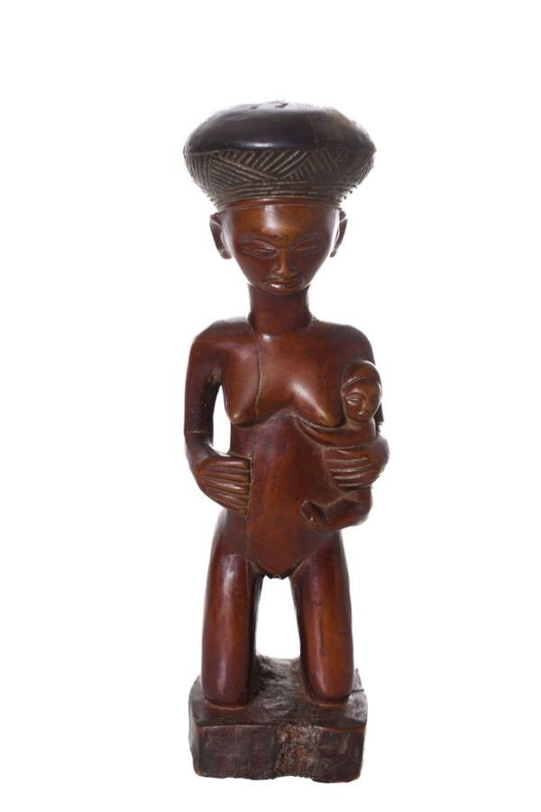 Maternity figure - Wood - Chokwe - Congo