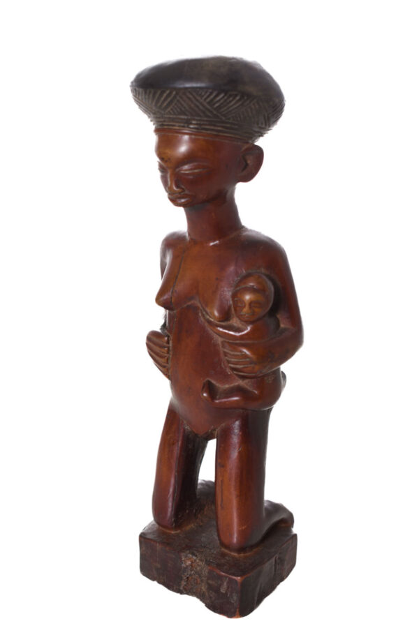 Maternity figure - Wood - Chokwe - Congo