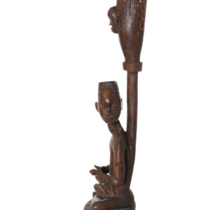 Figure - Wood, nails, feathers - Yombe - Congo