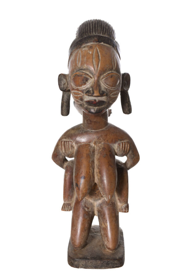 Maternity figure - Wood - Yoruba - Nigeria