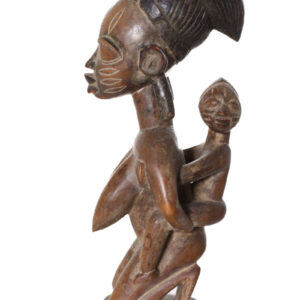 Maternity figure - Wood - Yoruba - Nigeria