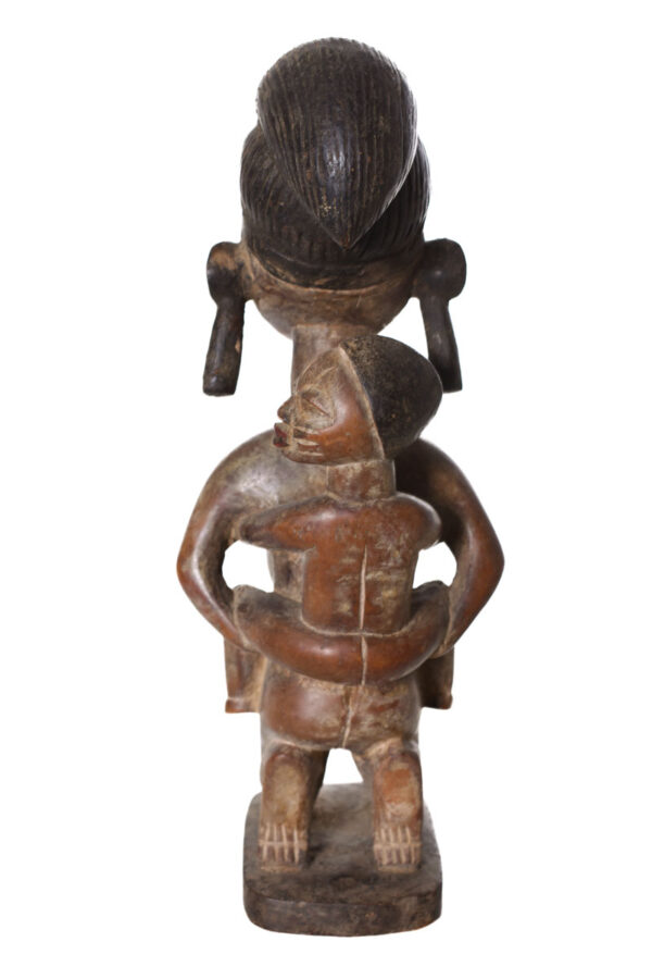 Maternity figure - Wood - Yoruba - Nigeria