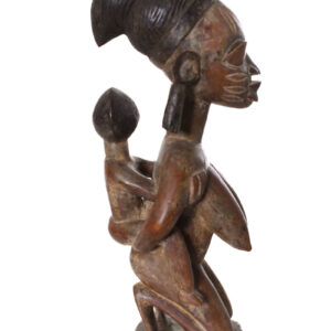 Maternity figure - Wood - Yoruba - Nigeria