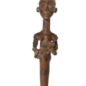 Maternity figure - Wood- Bena Lulua- DR Congo