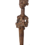 Maternity figure - Wood- Bena Lulua- DR Congo