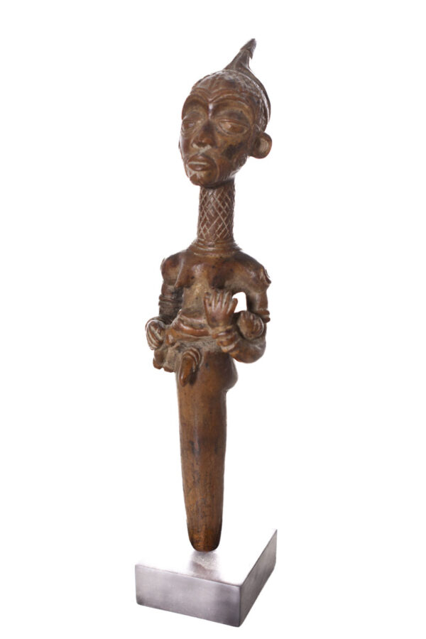 Maternity figure - Wood- Bena Lulua- DR Congo