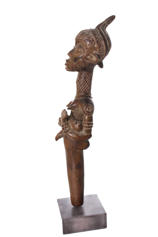 Maternity figure - Wood- Bena Lulua- DR Congo