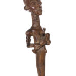 Maternity figure - Wood- Bena Lulua- DR Congo