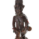 Ibeji Twins - Glass beads, Wood - Yoruba - Nigeria
