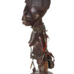 Ibeji Twins - Glass beads, Wood - Yoruba - Nigeria