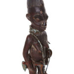 Ibeji Twins - Glass beads, Wood - Yoruba - Nigeria