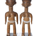 Fertillity doll figure (2) - Wood - Adan Ewe- Togo