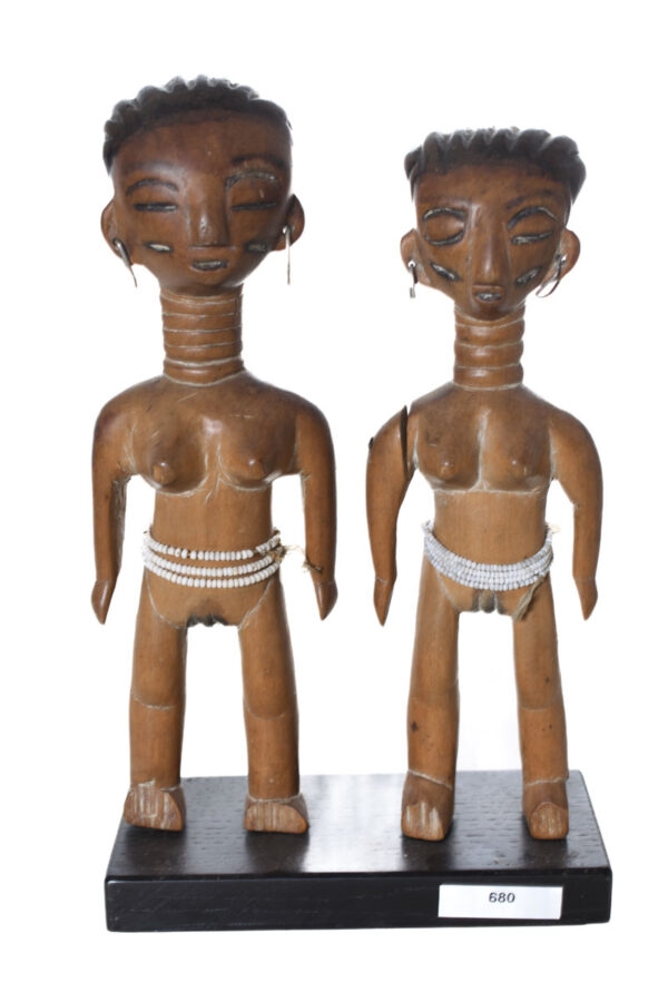 Fertillity doll figure (2) - Wood - Adan Ewe- Togo