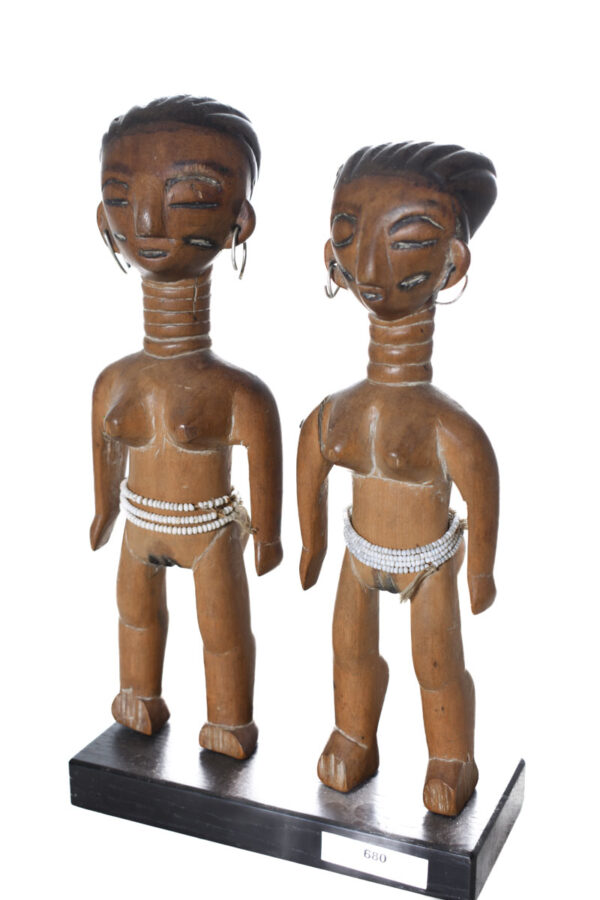 Fertillity doll figure (2) - Wood - Adan Ewe- Togo