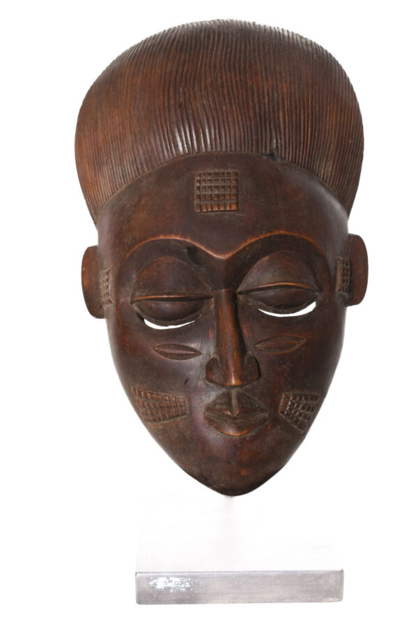 Dance mask - Wood - Baule - Ivory Coast