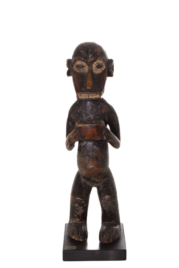 Standing monkey figure - Wood - Gbekre - Baule - Ivory Coast