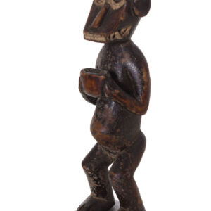 Standing monkey figure - Wood - Gbekre - Baule - Ivory Coast