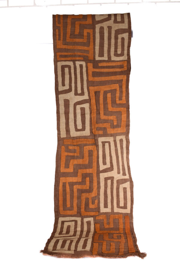 Textile - Cloth - Shoowa-Kuba - DR Congo 300 cm