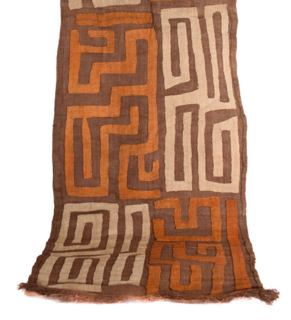 Textile - Cloth - Shoowa-Kuba - DR Congo 300 cm