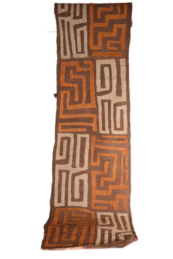 Textile - Cloth - Shoowa-Kuba - DR Congo 300 cm