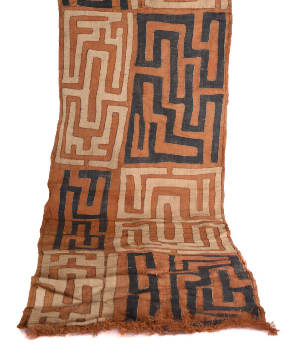 Textile - Cloth - Shoowa-Kuba - DR Congo 330 cm