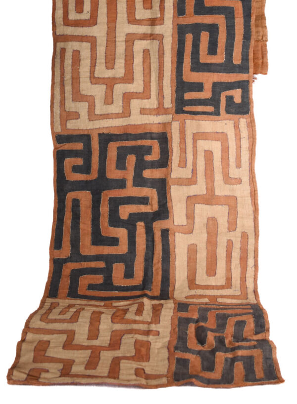 Textile - Cloth - Shoowa-Kuba - DR Congo 330 cm