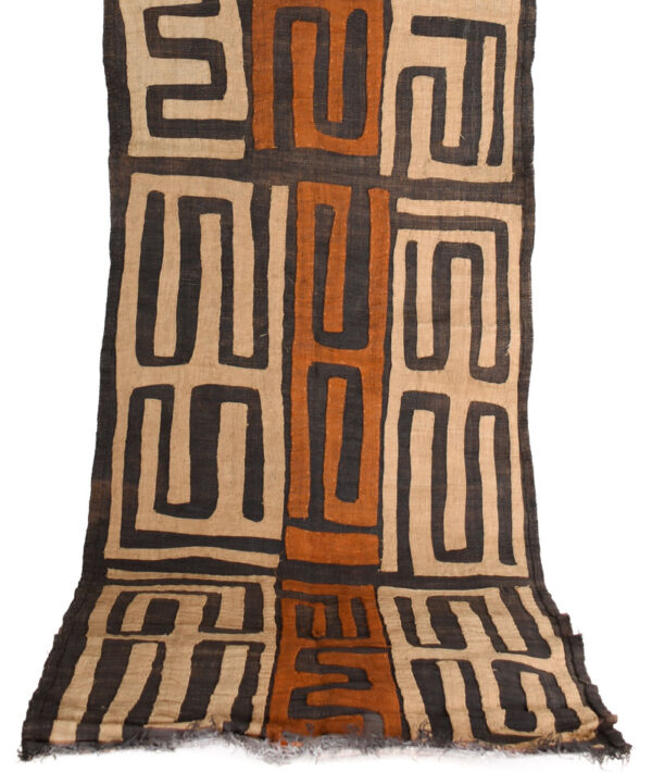 Textile - Cloth - Shoowa-Kuba - DR Congo 260 cm