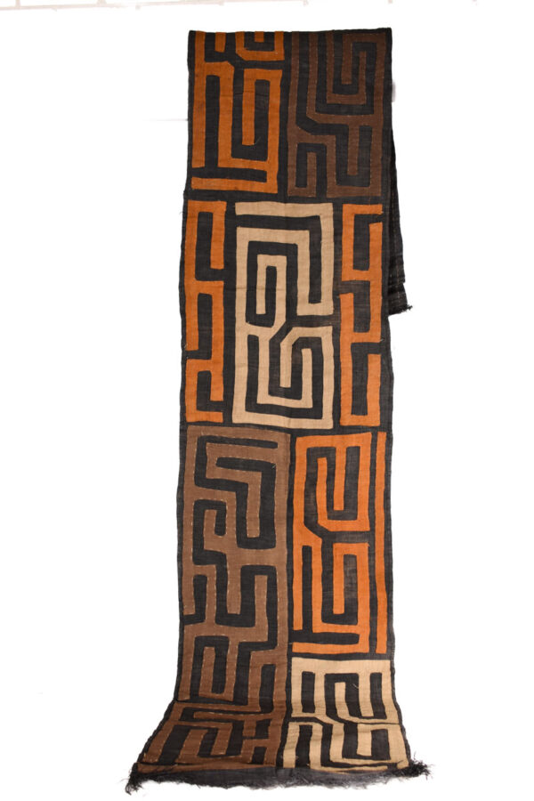 Textile - Cloth - Shoowa-Kuba - DR Congo 280 cm