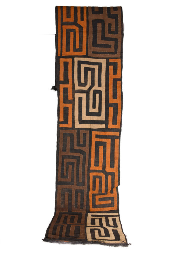 Textile - Cloth - Shoowa-Kuba - DR Congo 280 cm