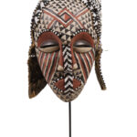 Mask - Beads, Cauris, Plant fibre, Wood - Ngaady A Waash Bushoong - Kuba - Congo