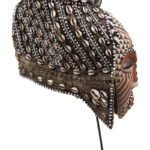 Mask - Beads, Cauris, Plant fibre, Wood - Ngaady A Waash Bushoong - Kuba - Congo