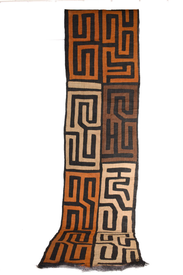 Textile - Cloth - Shoowa-Kuba - DR Congo 300 cm