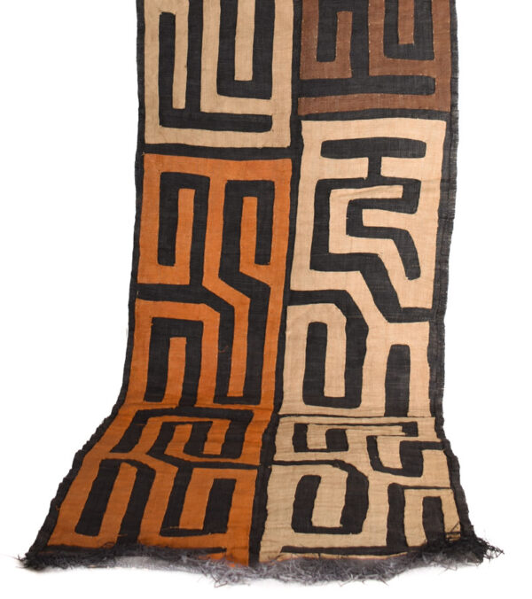 Textile - Cloth - Shoowa-Kuba - DR Congo 300 cm