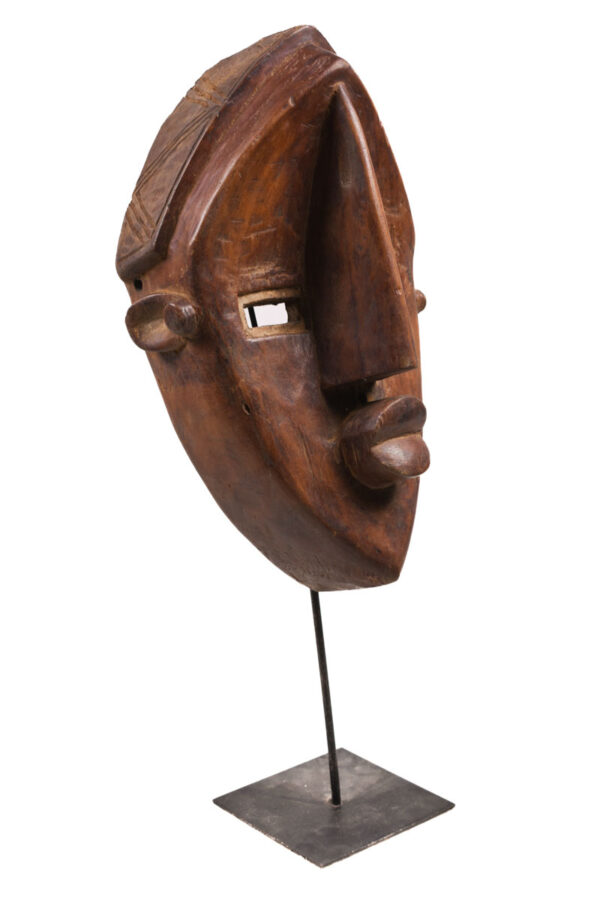Initiation mask - Wood - Lwalwa - Congo