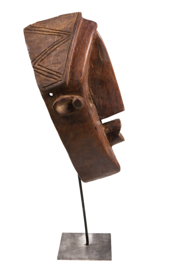 Initiation mask - Wood - Lwalwa - Congo