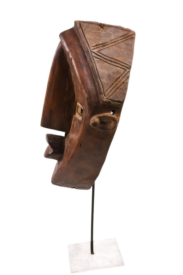 Initiation mask - Wood - Lwalwa - Congo