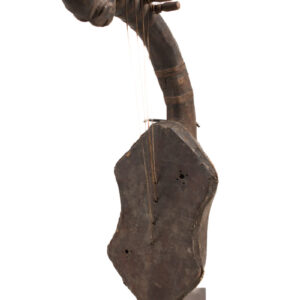 Harp - Wood, Leather - Mangebetu - DR Congo