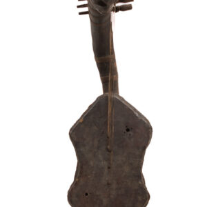 Harp - Wood, Leather - Mangebetu - DR Congo